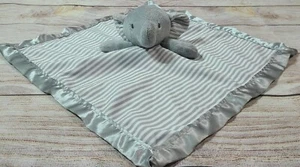 Circo Plush Elephant Lovey Security Blanket Gray White 14" x 14" 2014 - Picture 1 of 4