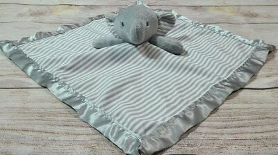 Manta de seguridad Circo Plush Elephant Lovey gris blanco 14" x 14" 2014 Foto 1 de 4