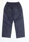 Pro Climate Girls Blue Polyester Rain Trousers Size 9-10 Years Regular