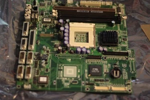 Advantech PCM-9672 Socket 370 industrial motherboard 4x RS232 LCVD VGA WORKING - Picture 1 of 18