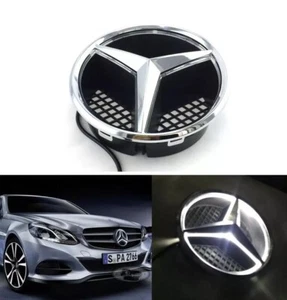 Front Grille Grill Star Emblm for Mercedes Benz 2006-2013 Illuminated LED Light - Picture 1 of 4