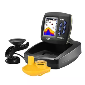 Fish Finder Portable Boat Sonar W/ Wired Transducer R0W9 - Picture 1 of 11