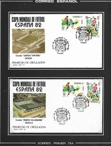 Mundial Futbol España 82 Estadios Carlos Tartiere Benitro Villamarin (ER-406) - Picture 1 of 1