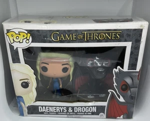 Funko Pop Game Of Thrones Daenerys & Dragon 2 Pack Vaulted - Picture 1 of 5