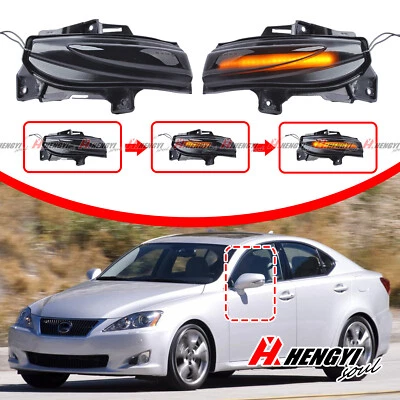 For Lexus IS250 250C 2010-12 LS460 06-09 Sequential LED Mirror Turn Signal Light - Image 1 of 4