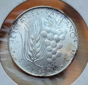 1974 (UNC) Vatican City 500 Lire - Paul VI World Silver Coin - Picture 1 of 3