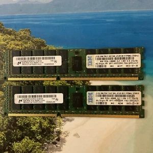 Micron 16GB RAM(2x8GB) PC3L-8500R DDR3-1066 SERVER SDRAM MT36KSF1G72PDZ-1G1M1HG - Imagen 1 de 3