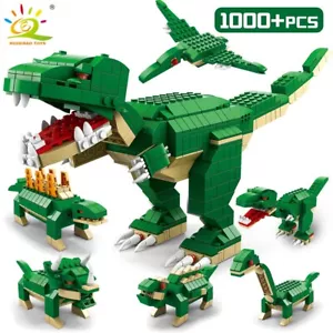 1000pcs 6in1 Jurassic Dinosaurs Tyrannosaurus Building Blocks Dino Park City Toy - Picture 1 of 8