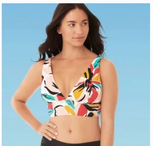 Damen Plus Plunge Schnür Bikini Oberteil - Beach Betty von Miracle Brands - 2X - S673 - Bild 1 von 5