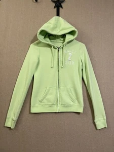 Hollister Jacket Women's XSmall Green Pockets - Picture 1 of 11