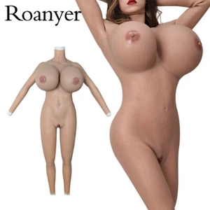 Roanyer Silicone S Cup Body Suit with Anal Hole for Crossdresser Drag Queen - Picture 1 of 14