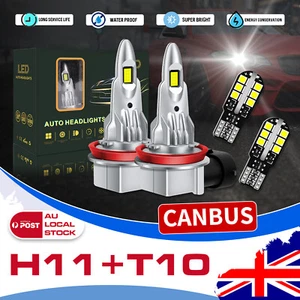 H11 H9 H8 LED Headlight Bulbs For 2012-2016 MAZDA CX5 CX5 Low Beam 6000K White - Picture 1 of 24