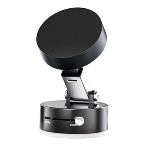 Electric Magnetic Vacuum Suction Mobile Phone Holder for Gym Bath Shower (Black) - Zdjęcie 1 z 12