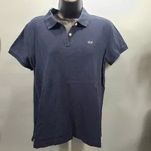 Polo para mujer Vinyard Vines azul marino talla mediana 100 % algodón 2017 - Imagen 1 de 6
