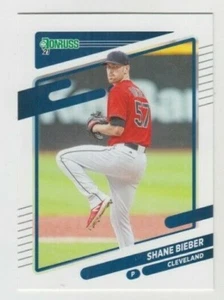 (10) Shane Bieber 2021 DONRUSS BASE CARD LOT #183 CLEVELAND INDIANS - Picture 1 of 1