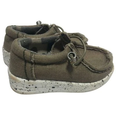 West Harris Lil Benny Gray Slip On Toddler baby Boys Kids Shoes Size 6M canvas - Image 1 of 4