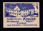 417649/ Zndholzetikett - Gasthof-Pension Krause – 8551 Heiligenstadt