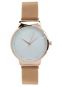 Covet Women's 'Sophia' Rose-Gold Magnetic Mesh Strap Quartz White Dial Watch - Picture 1 of 1