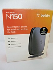 BELKIN N150 Wireless WI-FI Router 4 Port 2.4 GHz NEW