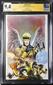 X-Factor #1 2024 Virgen 1:100 Marvel Cómic CGC 9.4 Doble Firmado Quinn & Russell - Imagen 1 de 2