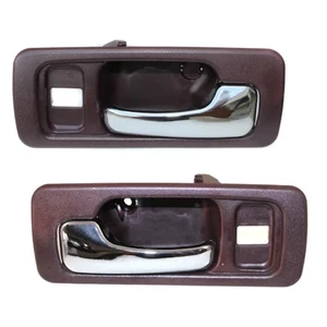 For Honda Accord 1990 91 92 1993 Door Handle Driver & Passenger Side Pair Front - Picture 1 of 5