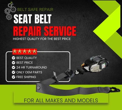 SERVICIO REPARACIÓN CINTURÓN SEGURIDAD DOBLE ETAPA BMW SERIE X1,X2,X3,X4 TRAS ACCIDENTE Foto 1 de 4