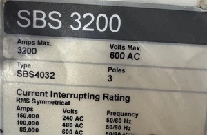 SIEMENS SBS4032 SBS 3200 CIRCUIT BREAKER - Picture 1 of 6
