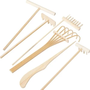 6-Piece Mini Zen Garden Rake Tools for Home Office Desktop Decoration, 6 Styles - Picture 1 of 7
