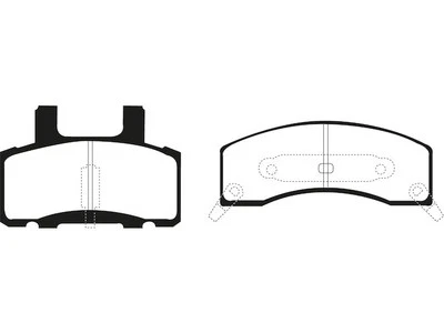Juego de pastillas de freno delanteras EBC 76656RBGT 1993 para Chevrolet C2500 Suburban 1992-1999 Foto 1 de 4