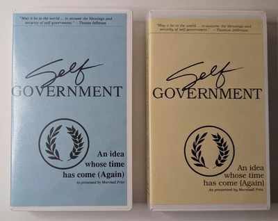 Self Government: An Idea Whose Time Has Come (Again) - 2 VHS Videos - Image 1 of 4