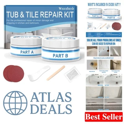 Kit de reparación de virutas de porcelana para resultados duraderos y brillantes - No se necesita experiencia Foto 1 de 4