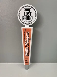 Lost Rhino Brewing Company Tap Handle Hittin’ Dingers Hazy IPA Ashburn ,Virginia - Picture 1 of 8