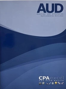 CPAexcel CPA Exam Review AUD Auditing and Attestation Supplemental Outlines*MINT - Bild 1 von 4