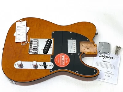 Genuine Fender Squier Tele Flame Maple Top LOADED BODY Humbucker Electric Guitar - Image 1 of 4