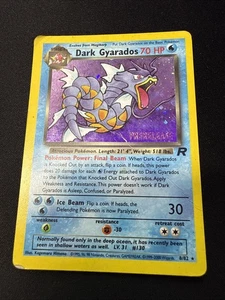 Pokemon - Dark Gyarados 8/82 Holo Pre-lanzamiento DMG - Imagen 1 de 3