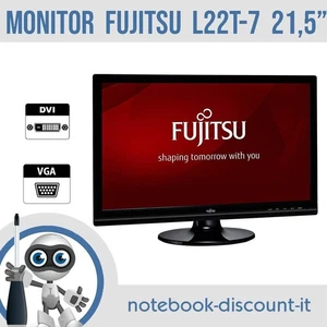 Monitor FUJITSU L22T-7 Schermo 21,5" Per PC Desktop 1920x1080px GRADO B - Imagen 1 de 4