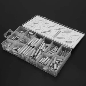 200pcs/Set Extension Tension Compression Spring Assortment Metal Springs Kit ♫ - Picture 1 of 9