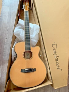 12-saitige Gitarre von Tanglewood, Modell Nr. TRX412CE, Elektroakustik. Normalerweise 349 £ - Bild 1 von 12