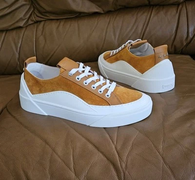 Nuevos zapatos de diseñador de cuero gamuza amarillo maíz Jimmy Choo para hombre talla 8 EE. UU. Foto 1 de 4