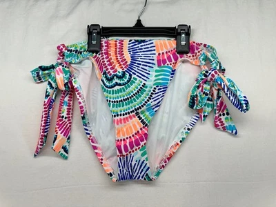 La Blanca Womens Wave of Color Side Tie Hipster Bikini Swim Bottoms Size 12 - Image 1 of 4