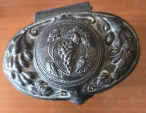 Antique Victorian Pin Cushion In Pewter - Picture 1 of 3