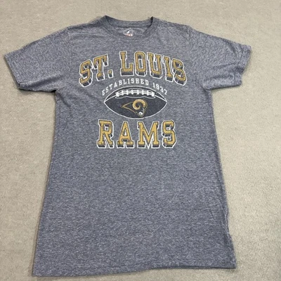 St. Louis Rams Shirt Mens Medium Heather Gray NFL Football Graphic Tee Est 1937 - Image 1 of 4