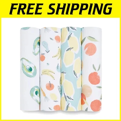 Juego de mantas para recibir recién nacidos, envoltura para envoltura de bebé 100 % algodón Foto 1 de 4