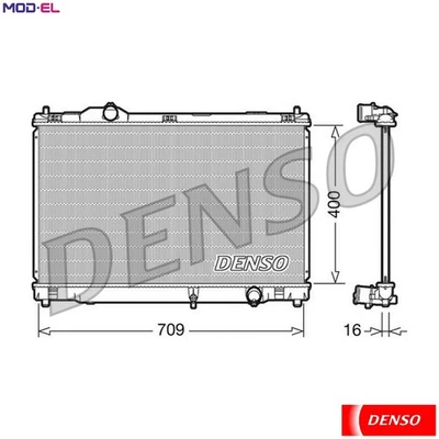 RADIATOR ENGINE COOLING DRM51008 FOR LEXUS 2GR-FSE 3.5L 3GR-FE 3.0L 6cyl GS - Image 1 of 4
