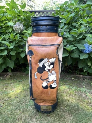 Bolsa de golf deportiva de cuero vintage de Mickey Mouse Belding de Disney Foto 1 de 4