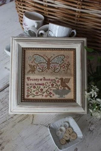Butterfly Garden by Blackbird cross stitch pattern - Image 1 of 1