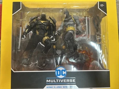 DC Multiverse CURSE OF THE WHITE KNIGHT AZRAEL ARMOR VS BATMAN McFarlane NWIB - Image 1 of 4