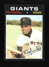 1971 Topps Tito Fuentes #378 San Francisco Giants / NM or Better