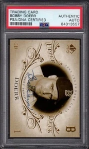2005 Bobby Doerr U.D. Legendary Cuts #8 Personally Signed Auto PSA/DNA Authentic - Bild 1 von 2