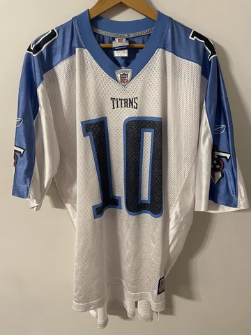Vintage Reebok Tennessee Titans Vince Young Jersey Size XL Cover